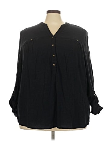 Faded Glory Long Sleeve Blouse (view 1)