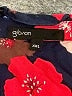 Gibson 100% Rayon Floral Blue Sleeveless Blouse Size XXL - photo 7