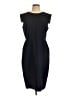J.Crew Solid Black Casual Dress Size 12 - photo 1