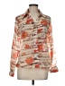 Gailord Floral Orange Long Sleeve Blouse Size M (estimated) - photo 1