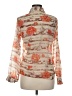 Gailord Floral Orange Long Sleeve Blouse Size M (estimated) - photo 2