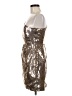 Forever 21 100% Polyester Metallic Silver Cocktail Dress Size M - photo 5