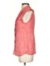 Massimo Dutti Pink Sleeveless Button-Down Shirt Size 40/30 - photo 5