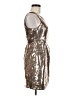 Forever 21 100% Polyester Metallic Silver Cocktail Dress Size M - photo 4