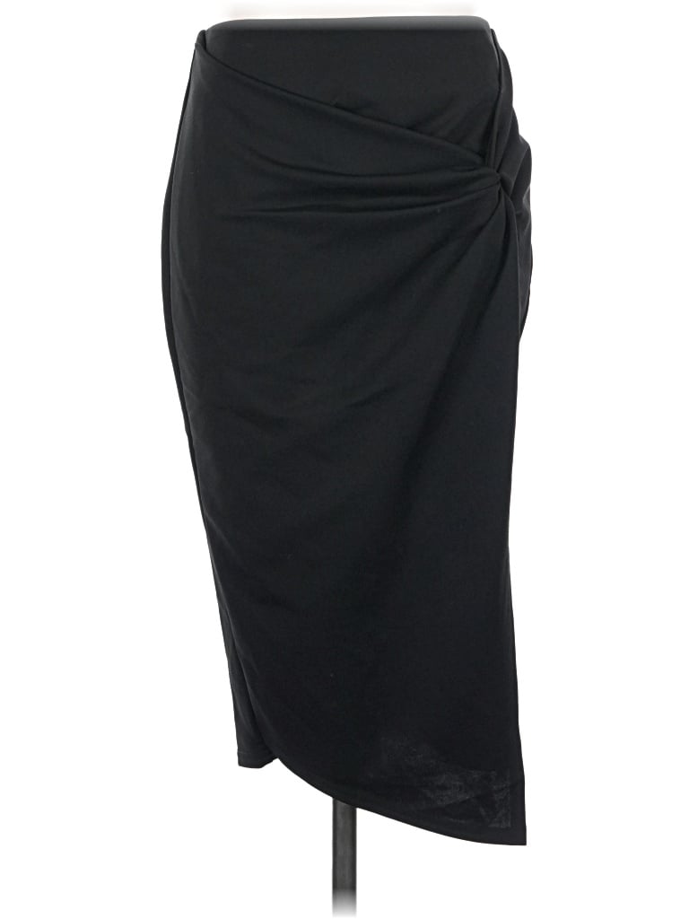 Pre-owned Kate Kasin Formal Skirt In Black