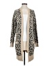 Jessica Simpson Animal Print Tan Cardigan Size S - photo 1