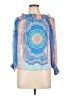 Ramy Brook 100% Polyester Blue 3/4 Sleeve Blouse Size L (estimated) - photo 1