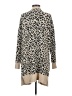 Jessica Simpson Animal Print Tan Cardigan Size S - photo 2