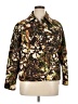 Chico's 100% Cotton Print Brown Jacket Size XL (3) - photo 1