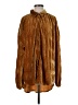 Free People Brown Long Sleeve Blouse Size S - photo 1