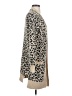 Jessica Simpson Animal Print Tan Cardigan Size S - photo 4