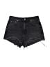 Zara Black Denim Shorts Size 6 - photo 1