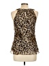 Iz Byer 100% Polyester Gold Sleeveless Blouse Size L - photo 2