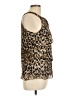 Iz Byer 100% Polyester Gold Sleeveless Blouse Size L - photo 4