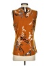 Ivanka Trump Orange Sleeveless Blouse Size S - photo 2