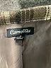 Camellia 100% Polyester Plaid Brown Blazer Size S - photo 6