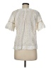Democracy 100% Cotton Ivory Short Sleeve Blouse Size M - photo 2