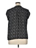 Daniel Rainn 100% Polyester Stars Black Short Sleeve Blouse Size XL - photo 2