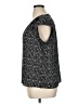 Daniel Rainn 100% Polyester Stars Black Short Sleeve Blouse Size XL - photo 5