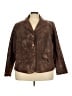 Lane Bryant 100% Polyester Brown Blazer Size 22 - 24 Plus - photo 1