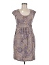Boden Animal Print Gray Purple Cocktail Dress Size 6R - photo 1