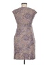 Boden Animal Print Gray Purple Cocktail Dress Size 6R - photo 2