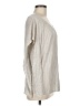 Purejill Silver 3/4 Sleeve Blouse Size M - photo 4