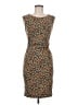 Boden Print Brown Cocktail Dress Size 6R - photo 1