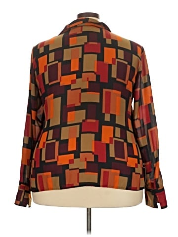 Worthington Long Sleeve Blouse (view 2)