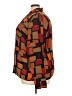 Worthington 100% Polyester Color Block Brown Long Sleeve Blouse Size 22 - photo 5