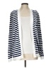 Lands' End 100% Cotton Blue White Cardigan Size L - photo 1