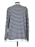 Lands' End 100% Cotton Blue White Cardigan Size L - photo 2