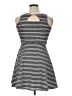 Pinky Chevron-herringbone Gray Casual Dress Size 16 - photo 2