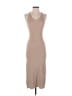 DAZY Solid Tan Casual Dress Size S - photo 1