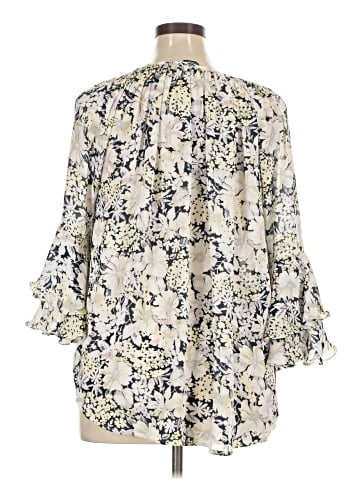 Chaps 3/4 Sleeve Blouse (view 2)