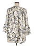 Chaps 100% Polyester Ivory 3/4 Sleeve Blouse Size 1X - photo 2