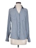 Express Outlet 100% Polyester Gray Long Sleeve Blouse Size S - photo 1