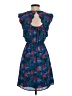41Hawthorn 100% Polyester Hearts Blue Casual Dress Size XS - photo 2
