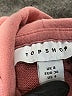 Topshop 100% Cotton Pink Pullover Hoodie Size 4 - photo 7