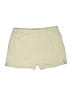 Assorted Brands 100% Polyester Solid Ivory Khaki Shorts Size L - photo 1