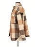 Unbranded Plaid Brown Coat Size L - photo 5