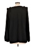 Staccato 100% Polyester Black Long Sleeve Blouse Size L - photo 2