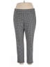 Zac & Rachel Houndstooth Black Casual Pants Size XL - photo 1