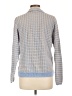 Maurices 100% Cotton Checkered-gingham Blue Pullover Sweater Size L - photo 2