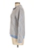 Maurices 100% Cotton Checkered-gingham Blue Pullover Sweater Size L - photo 5