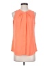 Banana Republic 100% Polyester Orange Sleeveless Blouse Size S - photo 1