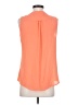 Banana Republic 100% Polyester Orange Sleeveless Blouse Size S - photo 2
