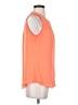 Banana Republic 100% Polyester Orange Sleeveless Blouse Size S - photo 4