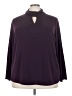Susan Graver Purple 3/4 Sleeve Top Size 3X - photo 1