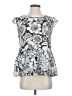 Ann Taylor Factory 100% Polyester Silver Sleeveless Blouse Size XS - photo 1